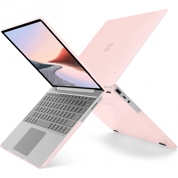 MOSISO Microsoft Surface Laptop Go 3 Koruyucu Klf-Chalk Pink