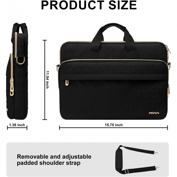MOSISO Askl Laptop antas (15-16 in)-Black