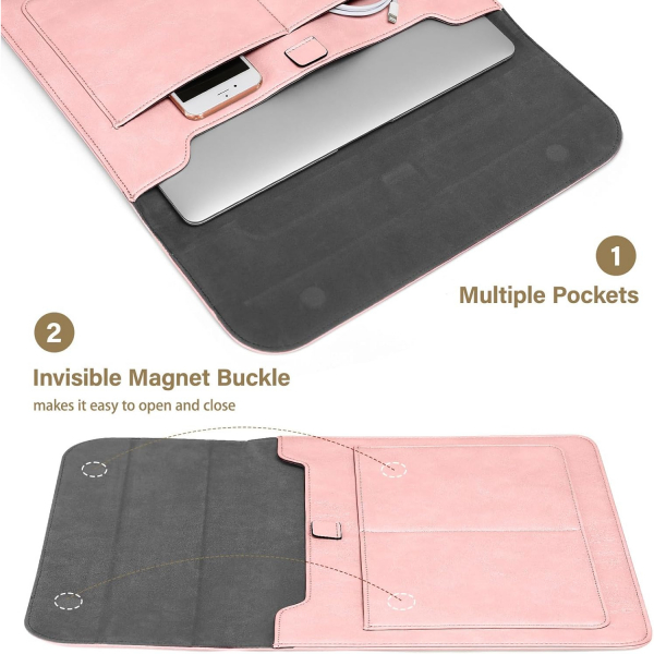 MOSISO MacBook Air/Pro Laptop antas (13 in)-Pink 