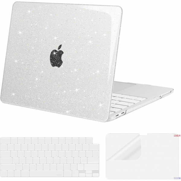 MOSISO Simli MacBook Neo Laptop K�l�f Seti-Clear