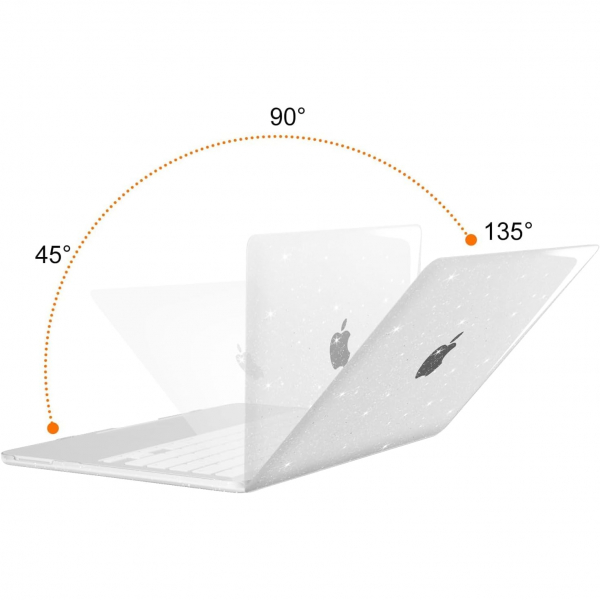 MOSISO Simli MacBook Neo Laptop K�l�f Seti-Clear