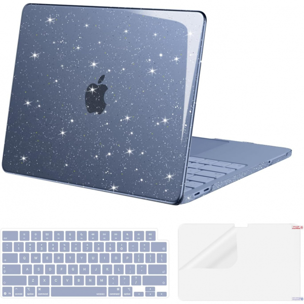 MOSISO Simli MacBook Neo Laptop K�l�f Seti-Indigo