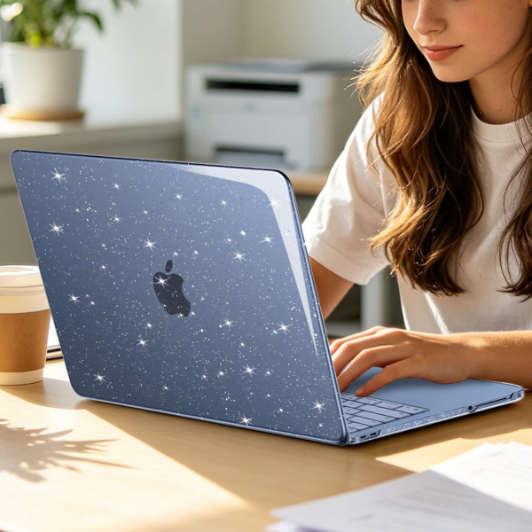 MOSISO Simli MacBook Neo Laptop K�l�f Seti-Indigo