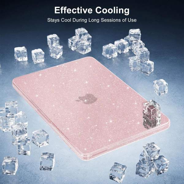 MOSISO Simli MacBook Neo Laptop K�l�f�-Blush