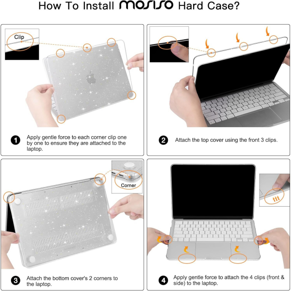 MOSISO Simli MacBook Neo Laptop K�l�f�-Indigo
