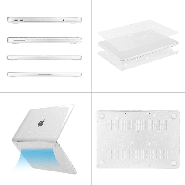 MOSISO Simli MacBook Neo Laptop K�l�f�-Clear