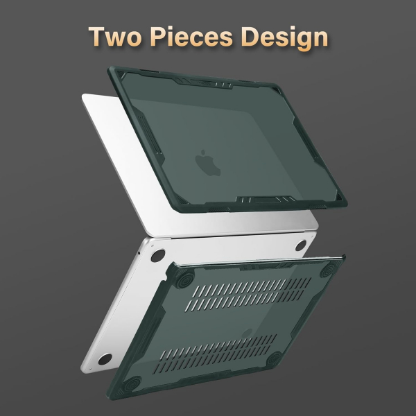 MOSISO Symmetric Geometric MacBook Air K�l�f (13.6 �n�)-Green