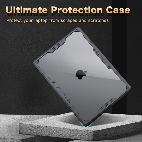 MOSISO Symmetric Geometric MacBook Air K�l�f (13.6 �n�)-Gray