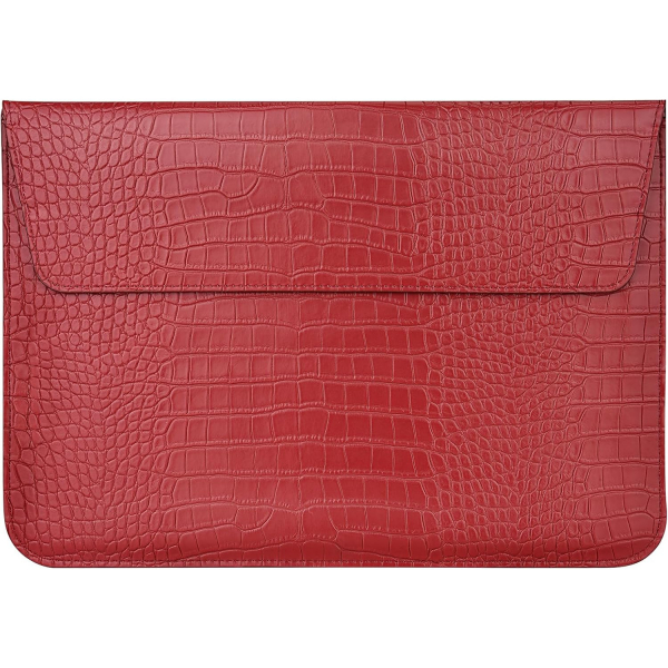 MOSISO Timsah Derisi Desenli Laptop �antas� (13 in�)-Red