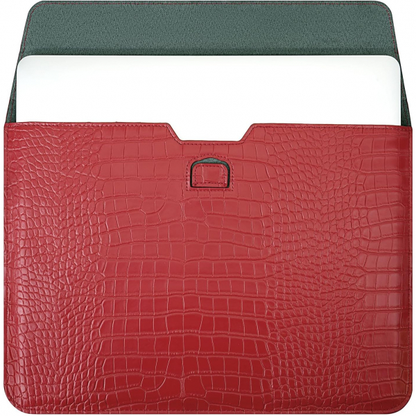 MOSISO Timsah Derisi Desenli Laptop �antas� (13 in�)-Red