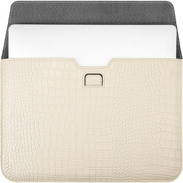 MOSISO Timsah Derisi Desenli Laptop �antas� (13 in�)-Beige