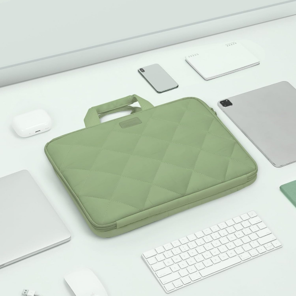 MOSISO Fluffy Laptop antas (15-15.6 in)-Green