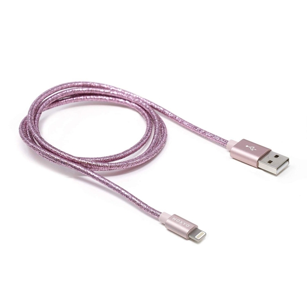 MOXYO MFi Lightning Kablo (1M)-Pink