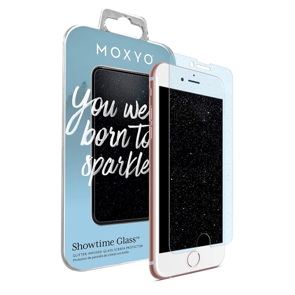 MOXYO iPhone 8 Showtime Simli Cam Ekran Koruyucu (Blue)