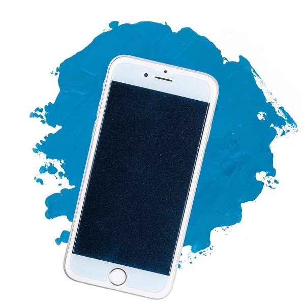 MOXYO iPhone 8 Showtime Simli Cam Ekran Koruyucu (Blue)