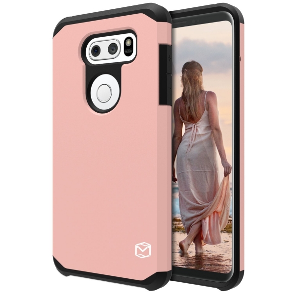 MP-MALL LG V30 Kapak Klf-Rose Gold