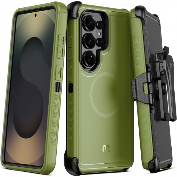 MYBAT Samsung Galaxy S26 Ultra Maverick Klipsli K�l�f-Arym Green