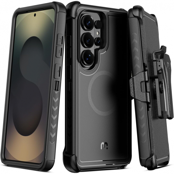 MYBAT Samsung Galaxy S26 Ultra Maverick Klipsli K�l�f-Black