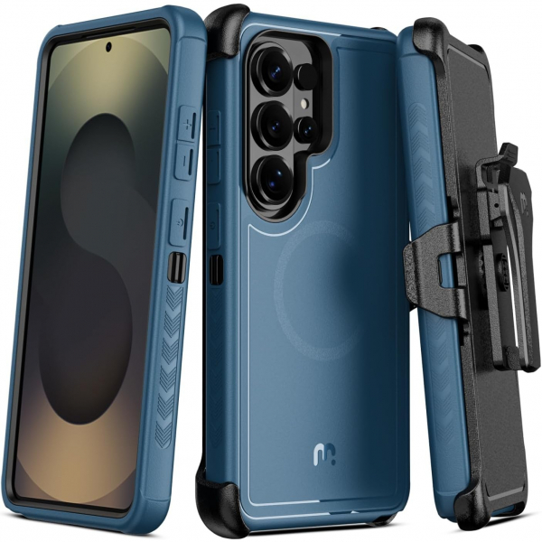 MYBAT Samsung Galaxy S26 Ultra Maverick Klipsli K�l�f-Blue