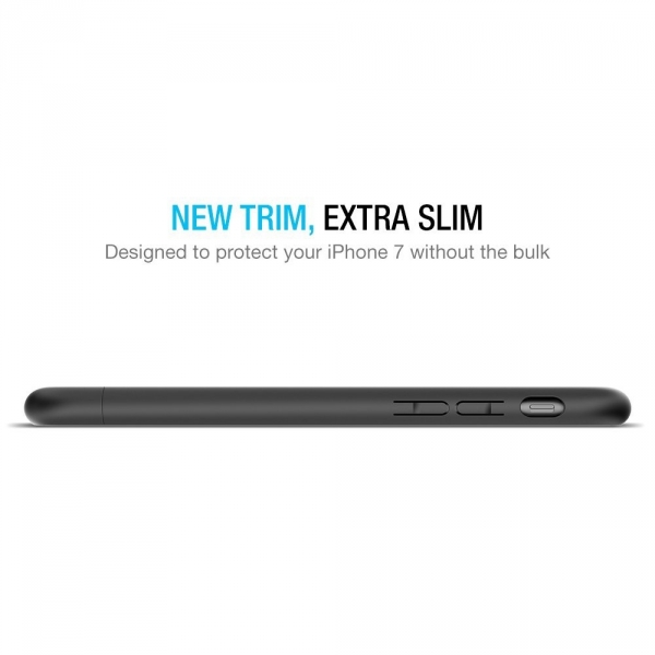 Maxboost Apple iPhone 7 Vibrance Serisi K�l�f-Jet Black