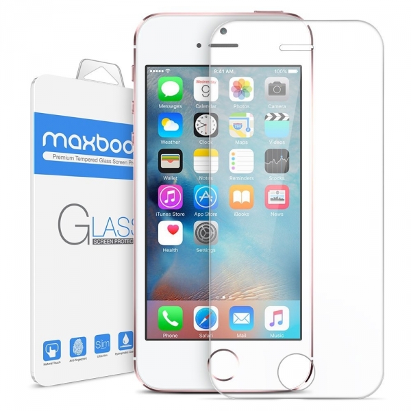 Maxboost Apple iPhone 5/5S/5C/SE Temperli Cam Ekran Koruyucu