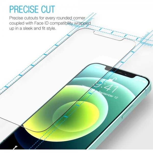 Maxboost iPhone 12 Mini Temperli Cam Ekran Koruyucu(3 Adet)