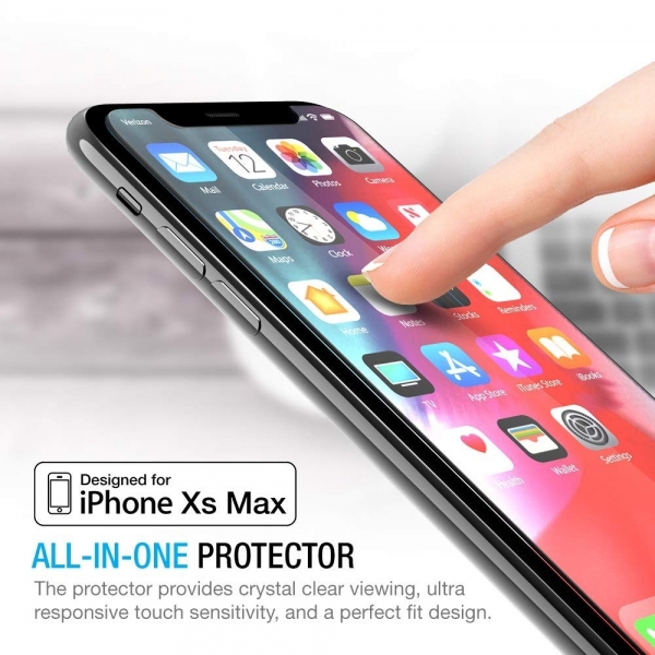 Maxboost iPhone XS Max Temperli Cam Ekran Koruyucu(3 Adet)