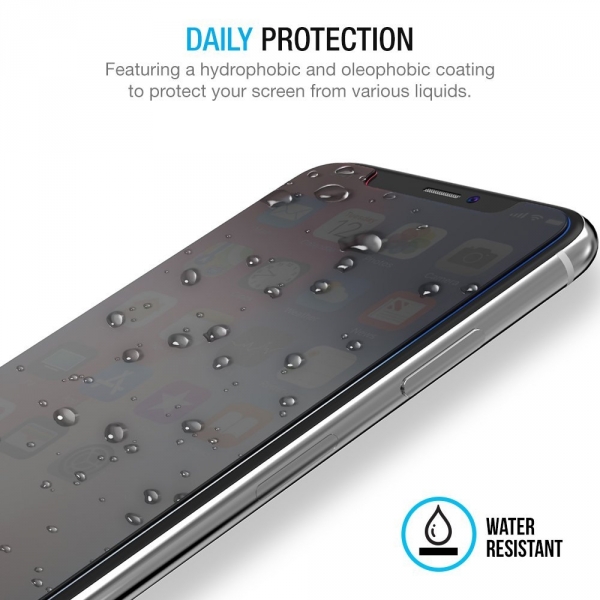 Maxboost iPhone X Privacy Siyah Temperli Cam Ekran Koruyucu (3 Adet)