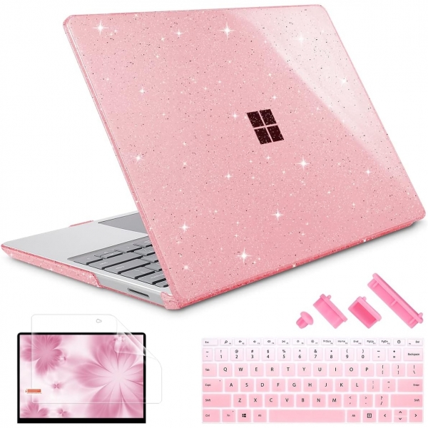 May Chen Microsoft Surface Laptop Go 2 Klf-Pink Glitter