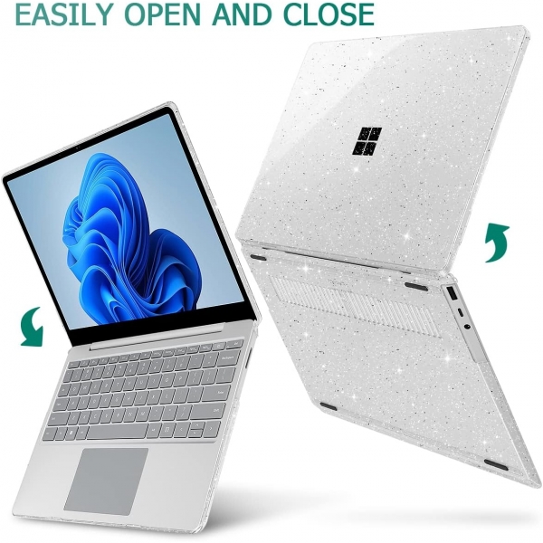 May Chen Microsoft Surface Laptop Go 2 Klf-Clear Glitter