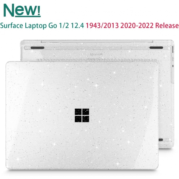 May Chen Microsoft Surface Laptop Go 2 Klf-Clear Glitter