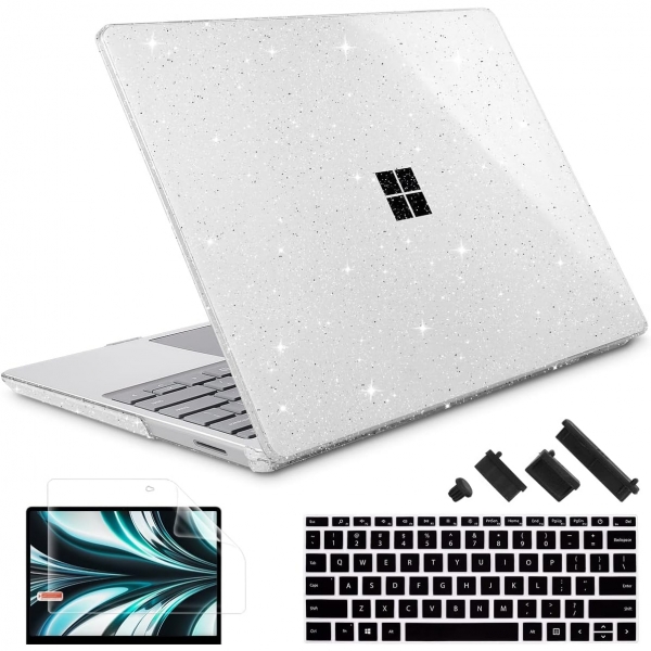 May Chen Microsoft Surface Laptop Go 2 Klf-Clear Glitter