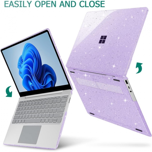 May Chen Microsoft Surface Laptop Go 2 Klf-Purple Glitter