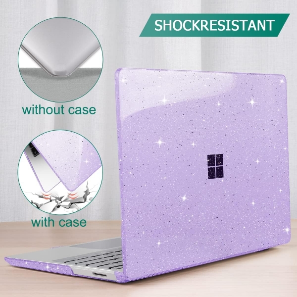 May Chen Microsoft Surface Laptop Go 2 Klf-Purple Glitter