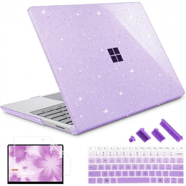 May Chen Microsoft Surface Laptop Go 2 Klf-Purple Glitter