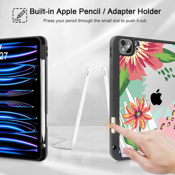 May Chen Standl iPad Pro Klf (12.9 in)-Graffiti Flower