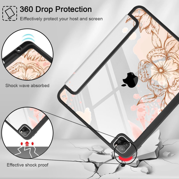 May Chen Standl iPad Pro Klf (12.9 in)-Floral Elements