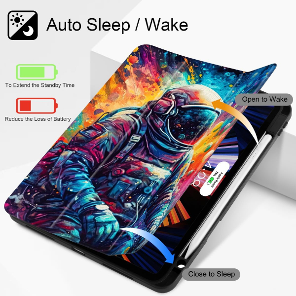 May Chen Standl iPad Pro Klf (12.9 in)-Astronaut