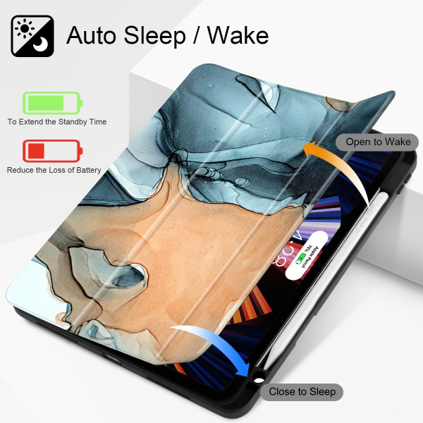 May Chen Standl iPad Pro Klf (12.9 in)-Color Fluid