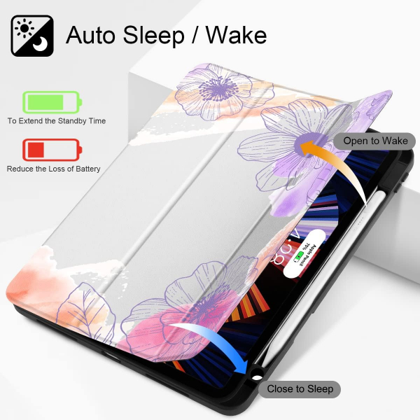 May Chen Standl iPad Pro Klf (12.9 in)-Flower Romance