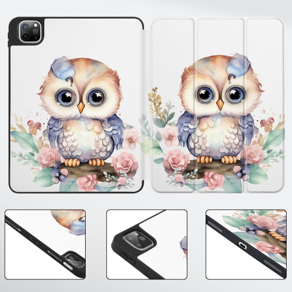 May Chen Standl iPad Pro M4 Klf (13 in)-Cute Owl