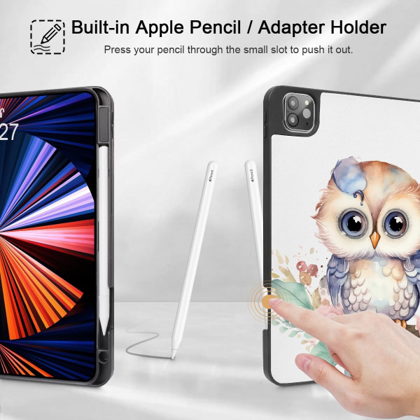 May Chen Standl iPad Pro M4 Klf (13 in)-Cute Owl