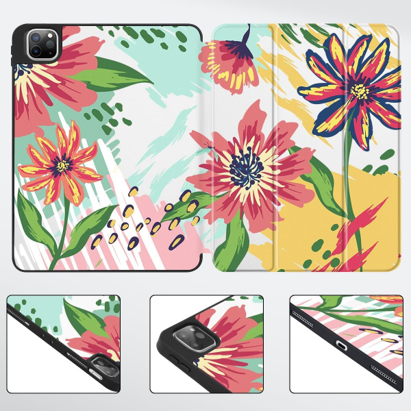 May Chen Standl iPad Pro M4 Klf (13 in)-Colorful Flower