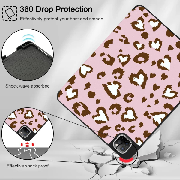 May Chen Standl iPad Pro Klf (12.9 in)-Leopard Grain
