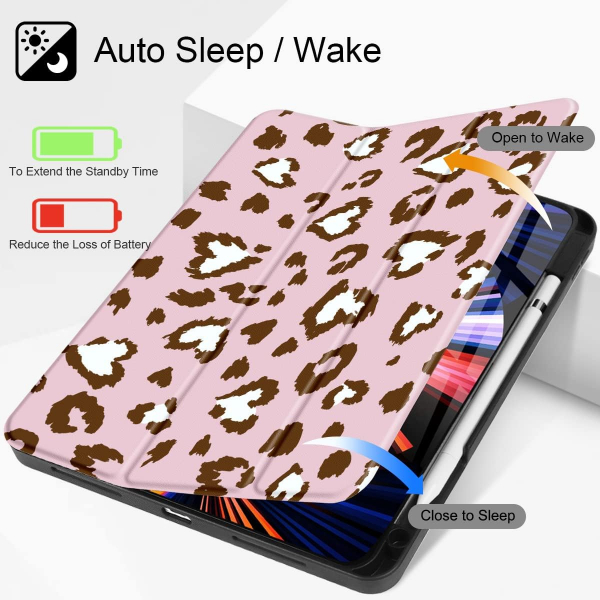 May Chen Standl iPad Pro Klf (12.9 in)-Leopard Grain