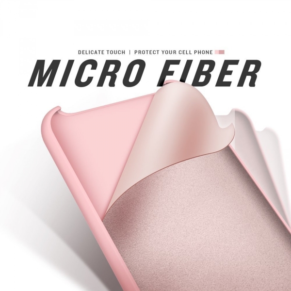 MeanLove Apple iPhone X Silikon K�l�f-Pink