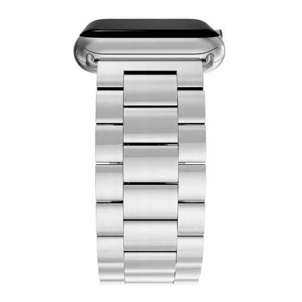 VIPPLUS Apple Watch Paslanmaz elik Metal Kay (38mm)-Silver