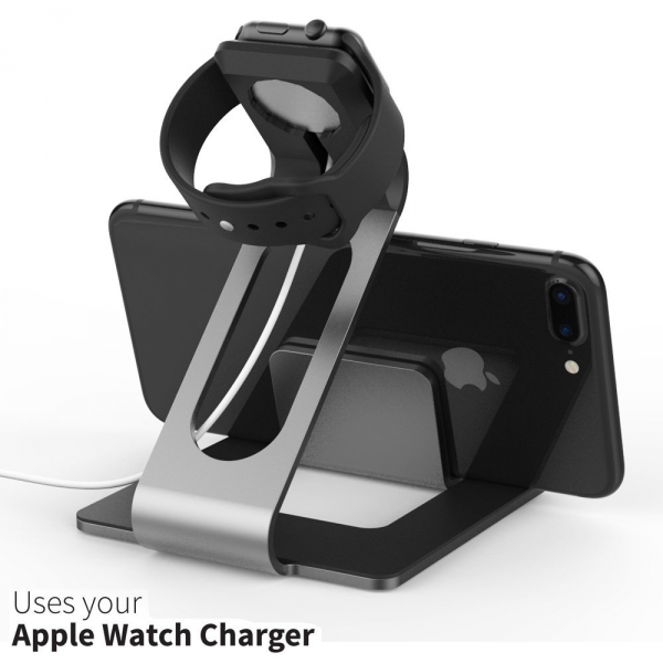Mercase Apple Watch ve iPhone arj Stand-Space Grey