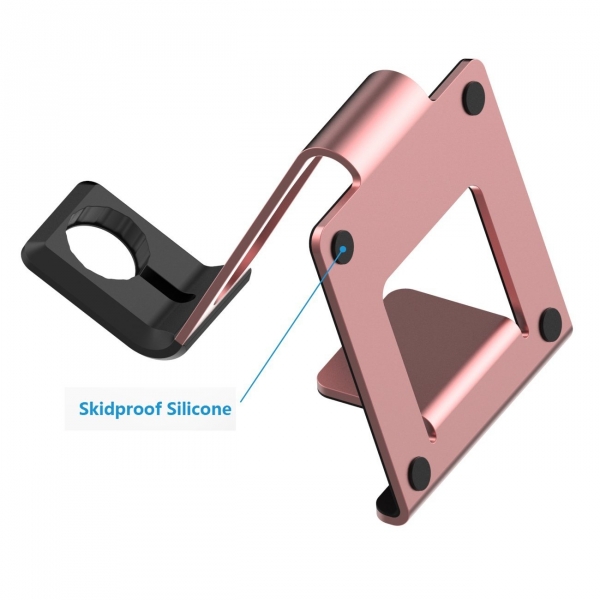 Mercase Apple Watch ve iPhone arj Stand-Rose Gold