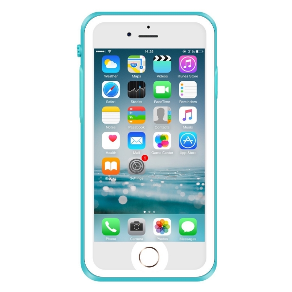 Meritcase iPhone 7 Plus Su Geirmez Klf-Blue
